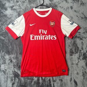 Nike Soccer Jersey Arsenal Number 10 De Matos Size Large Red Short Sleeve
